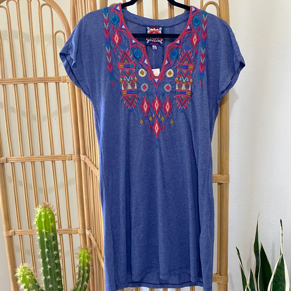 Johnny was Etienne easy tunic dress XS